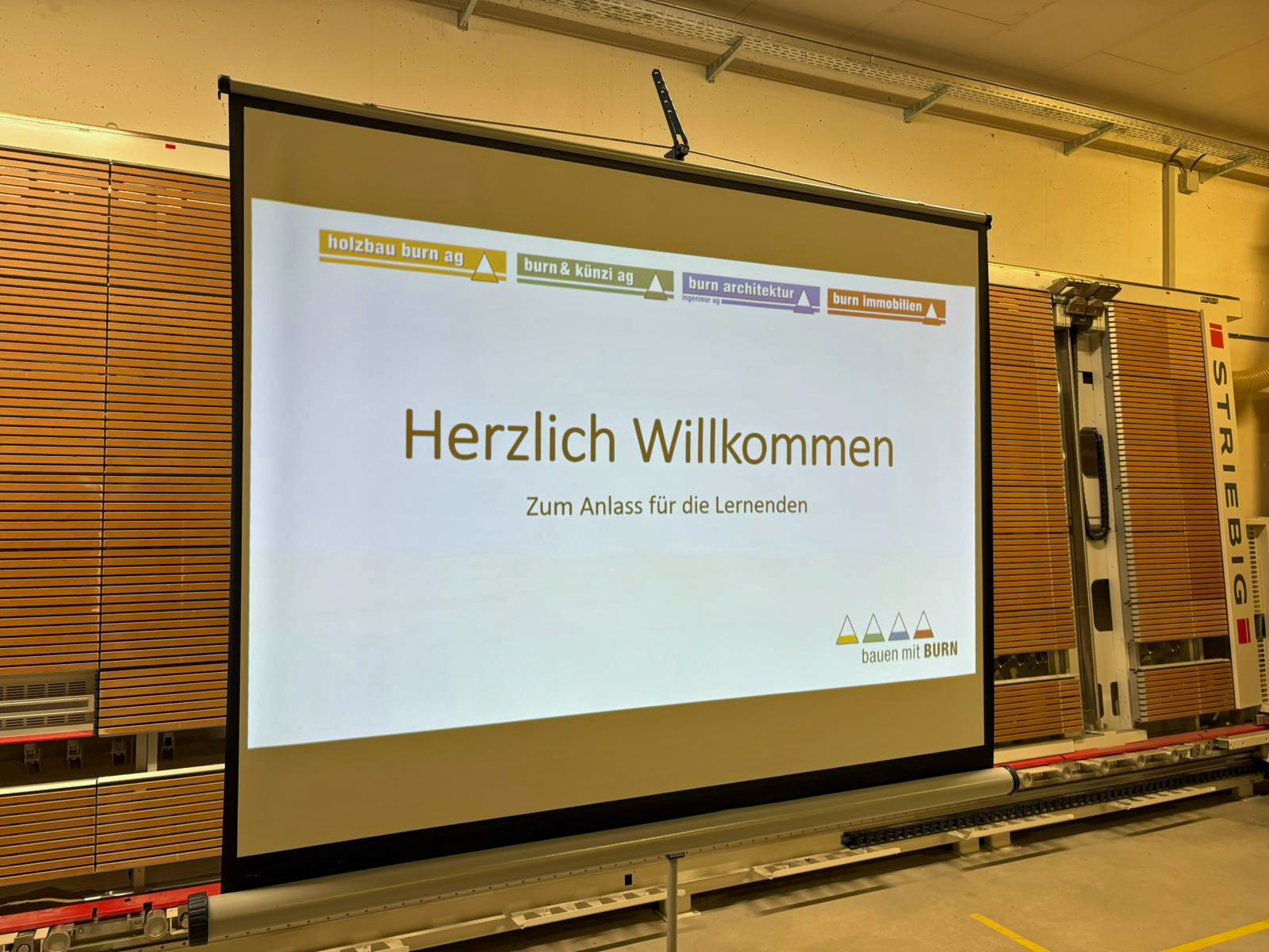 Anlass f&uuml;r die Lernenden - Burn & Künzi AG